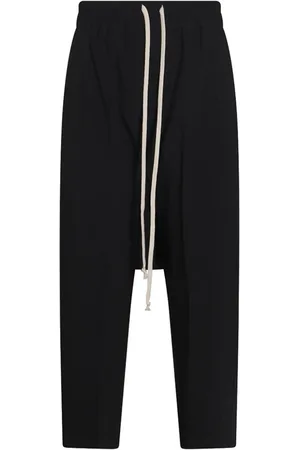 Rick Owens Cropped drawstring trousers
