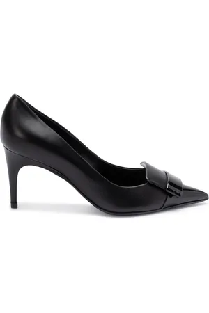 Sergio Rossi 75mm leather pumps