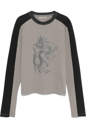 MARTINE ROSE Shrunken T-shirt