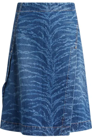 Stella McCartney Tiger midi skirt