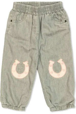 Stella McCartney Appliqué-detail cotton jeans