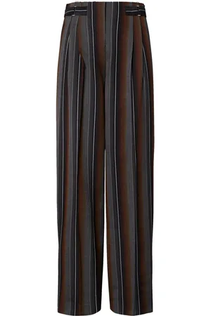 Tory Burch Striped jacquard trousers