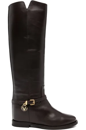 Via Roma Logo-charm boots