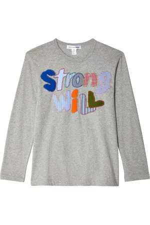 Comme des Garçons Embroidered long-sleeve T-shirt