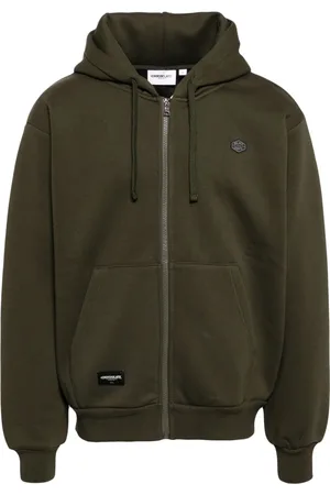 Chocoolate Logo patch hooded jacket