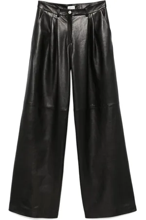 MAGDA BUTRYM Wide-leg leather trousers