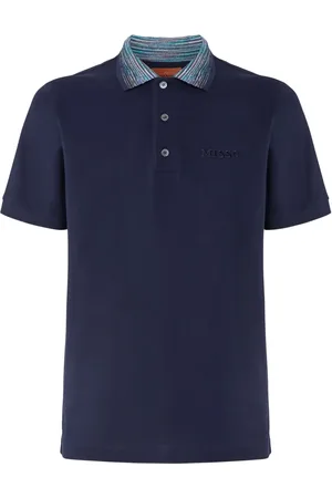 Missoni Logo-lettering cotton polo shirt