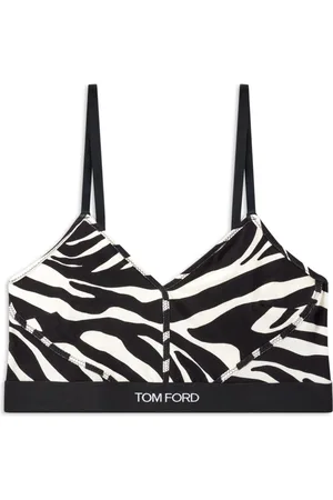 Tom Ford Optical Zebra Print modal signature bralette