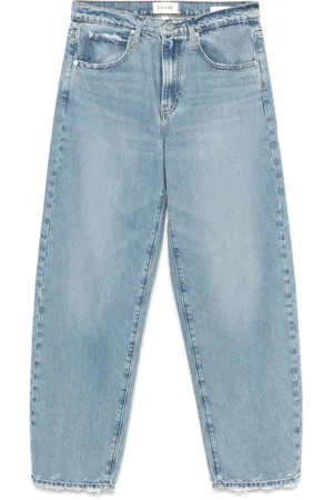 Frame Slung Barrel jeans