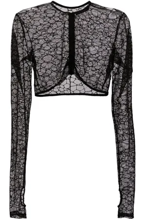 Kiki de Montparnasse Crystalline cropped top