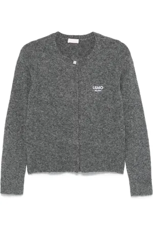 Liu Jo Logo-embroidered cardigan