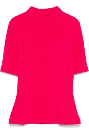 HUGO BOSS Mock-neck ribbed top