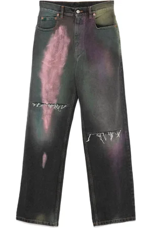 Maison Margiela Spray-paint effect jeans