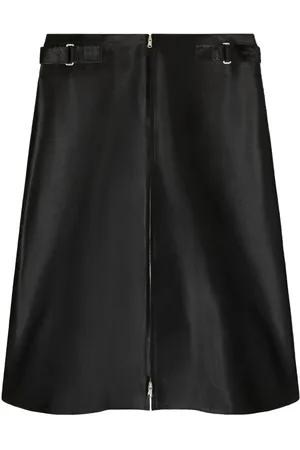 Tory Burch A-line calf hair skirt