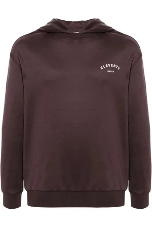 ELEVENTY Logo-print hoodie