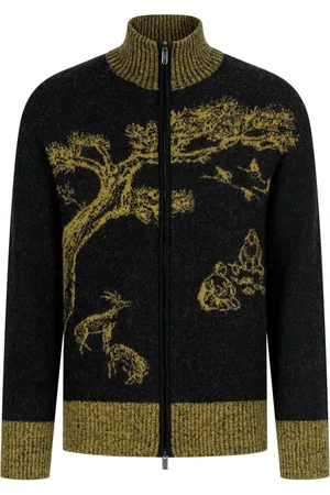 SHANGHAI TANG Jacquard cardigan