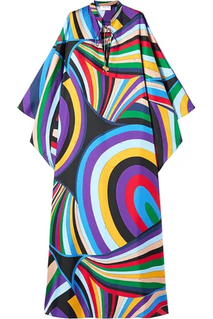 Puccini Iride-print kaftan