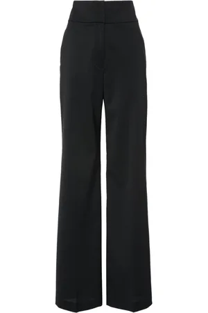 HUGO BOSS High-waisted flared-leg trousers