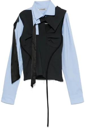 OTTOLINGER Deconstructed lavallière blouse