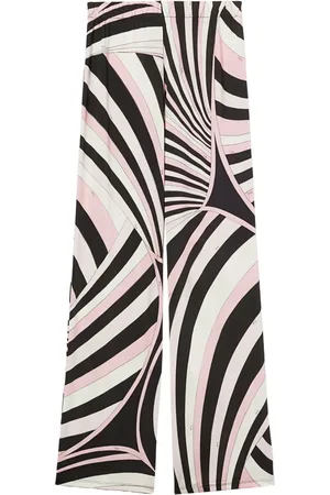 Puccini Iride-print straight-leg trousers