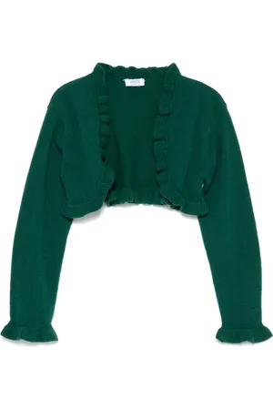 SIOLA Ruffle-trim cardigan
