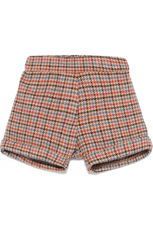 SIOLA Houndstooth-pattern shorts