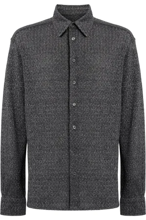 Missoni Metallic-threading ribbed shirt