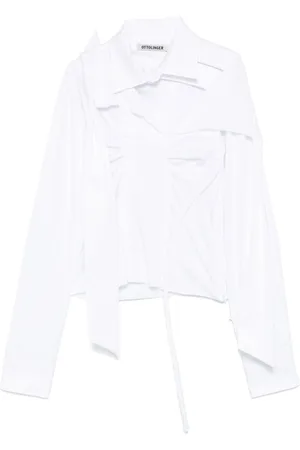 OTTOLINGER Deconstructed lavallière blouse
