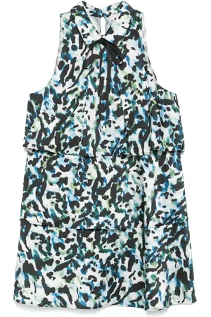 Liu Jo Animal-print ruffled dress