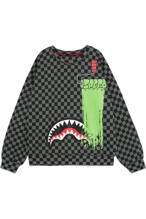 Sprayground Paint-roller checkerboard sweatshirt