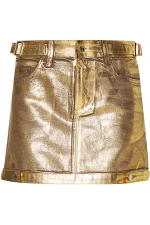Liu Jo Foiled-finish mini skirt