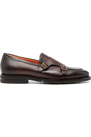 santoni Buckle-detailing loafers