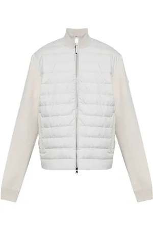 Moncler Panelled wool-cashmere blend sweatshirt