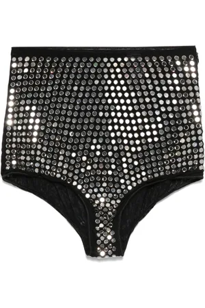 Oseree Crystal-embellished shorts
