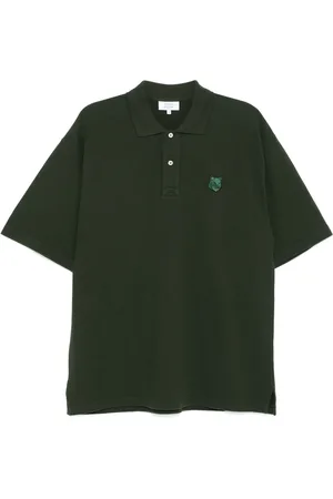 Maison Kitsuné Bold Fox head patch comfort polo shirt