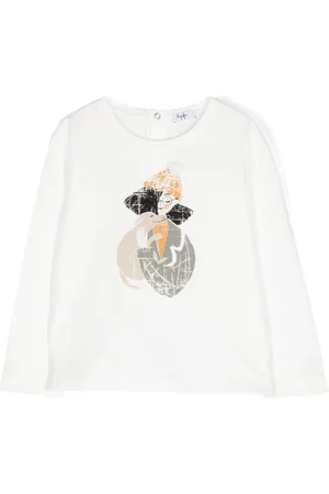 Il gufo Graphic-print long sleeve T-shirt
