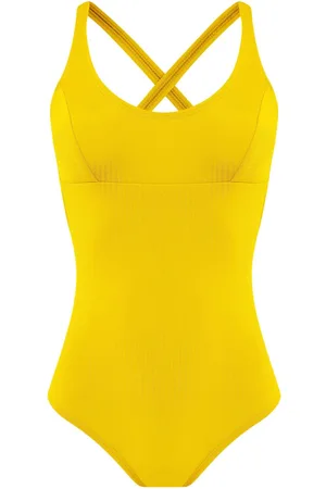 AMIR SLAMA Criss-cross swimsuit