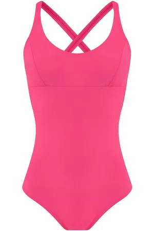 AMIR SLAMA Criss-cross swimsuit