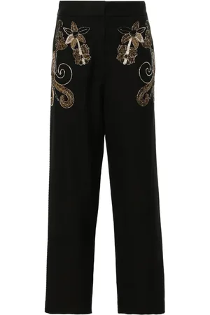 FORTE FORTE Beaded tapered trousers