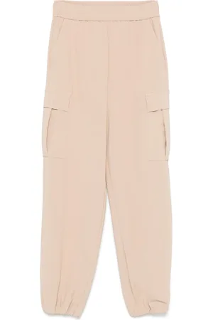 Twin-Set Crepe cargo pants