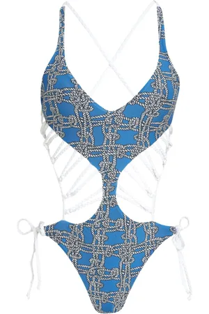 AMIR SLAMA Rope-detailing swimsuit