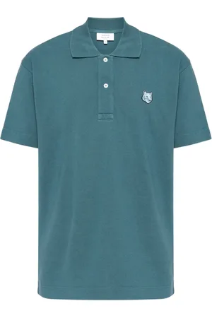 Maison Kitsuné Bold Fox head patch comfort polo shirt