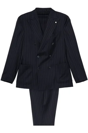 LUIGI BIANCHI MANTOVA Pinstriped suit