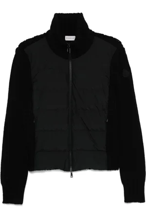 Moncler Padded-panel cardigan