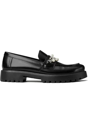 Tory Burch Embellished lug loafers