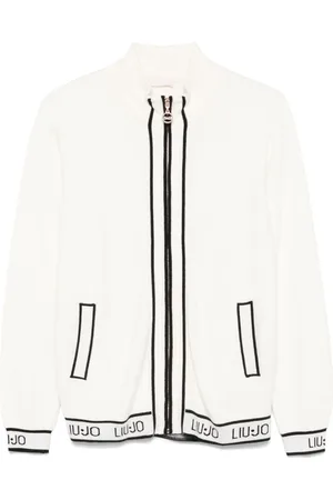 Liu Jo Logo-jacquard cardigan