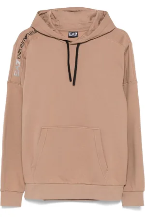 EA7 Rubberised-logo hoodie
