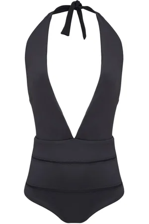 AMIR SLAMA Plunging V-neck swimsuit