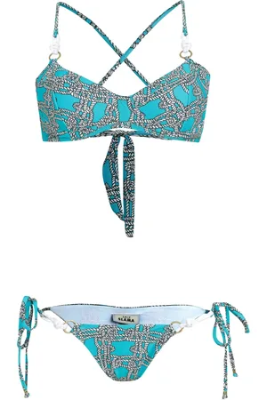 AMIR SLAMA Print pattern bikini