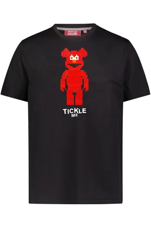 MOSTLY HEARD RARELY SEEN Tickle me 8-bit appliqué cotton t-shirt